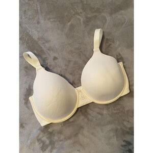 Vanity Fair Bra Women 36DD Cream Beauty Back Full Figure Underwire 76380 T-Shirt